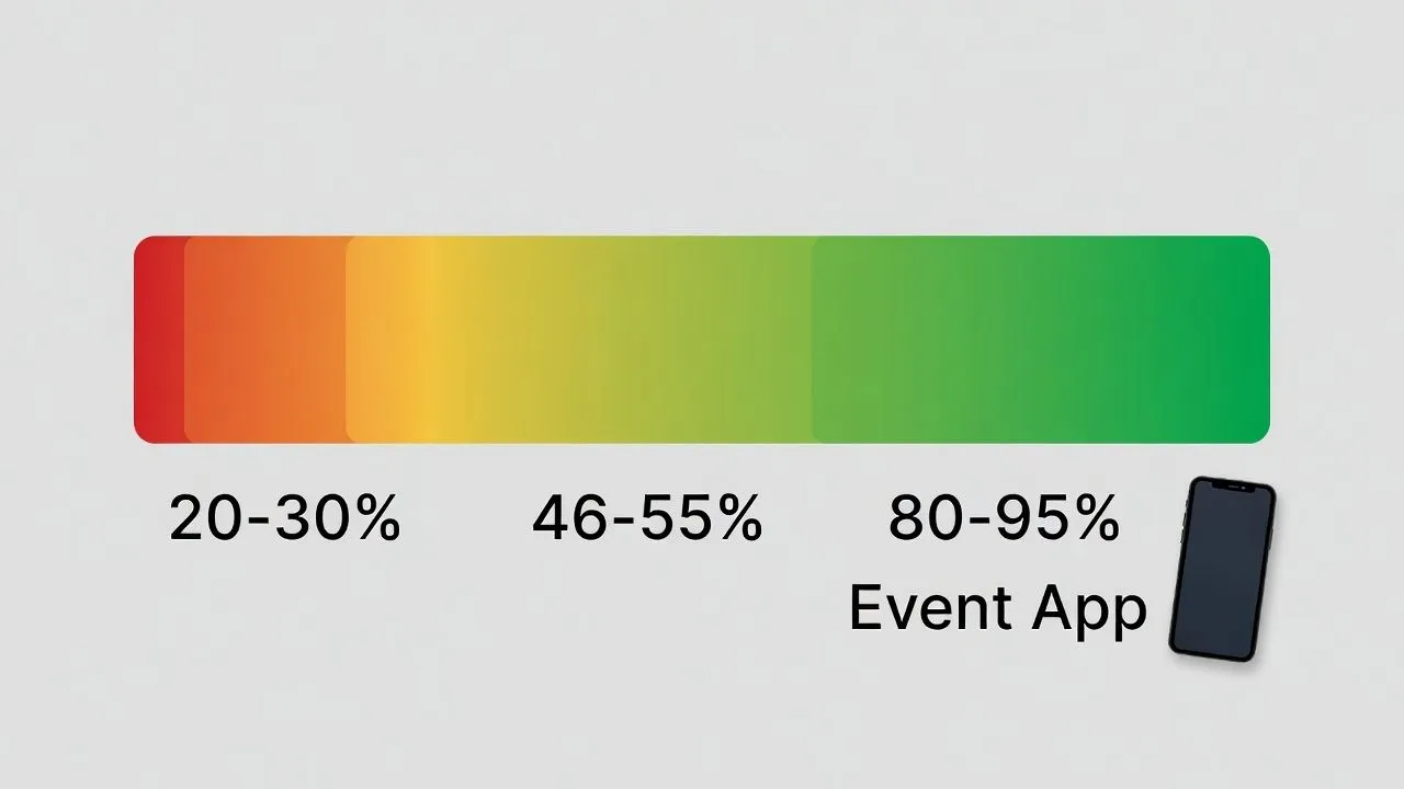 Event App Adoption Rate: Benchmarks by Event Type and Size