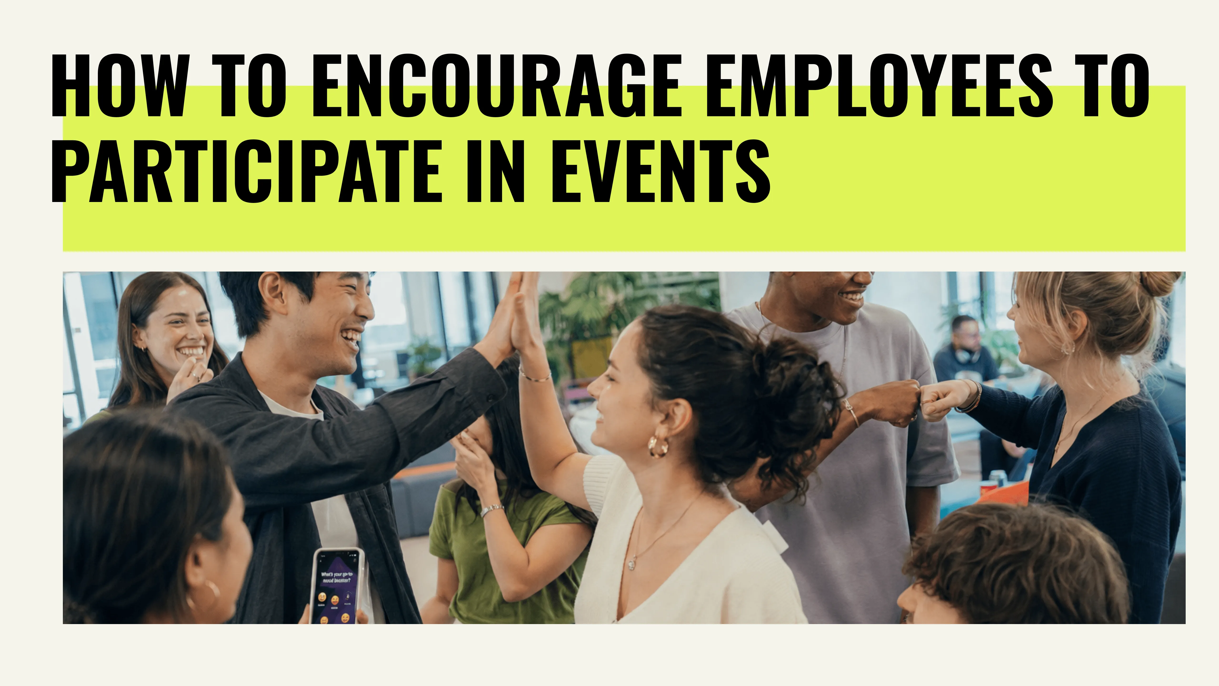 Employee Participation in Events