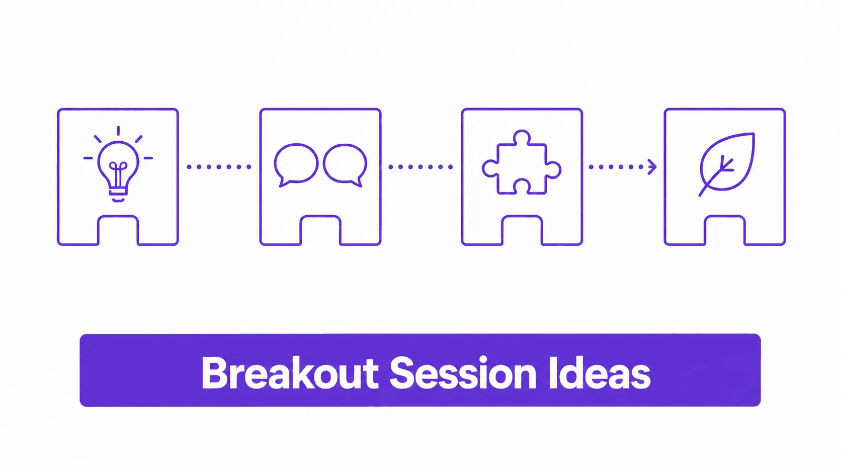 Numbered list of breakout session topic ideas for a conference agenda